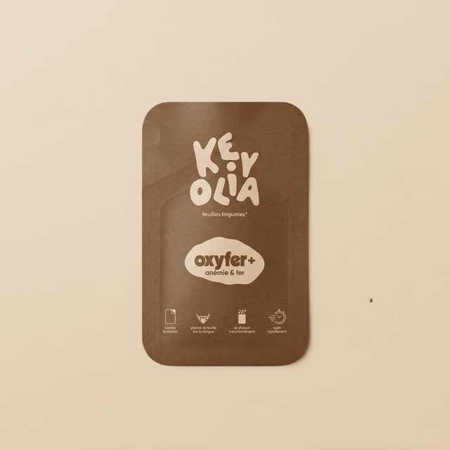 Oxyfer+ feuille linguale® complément fer carence ferritine sans irritation KEYOLIA
